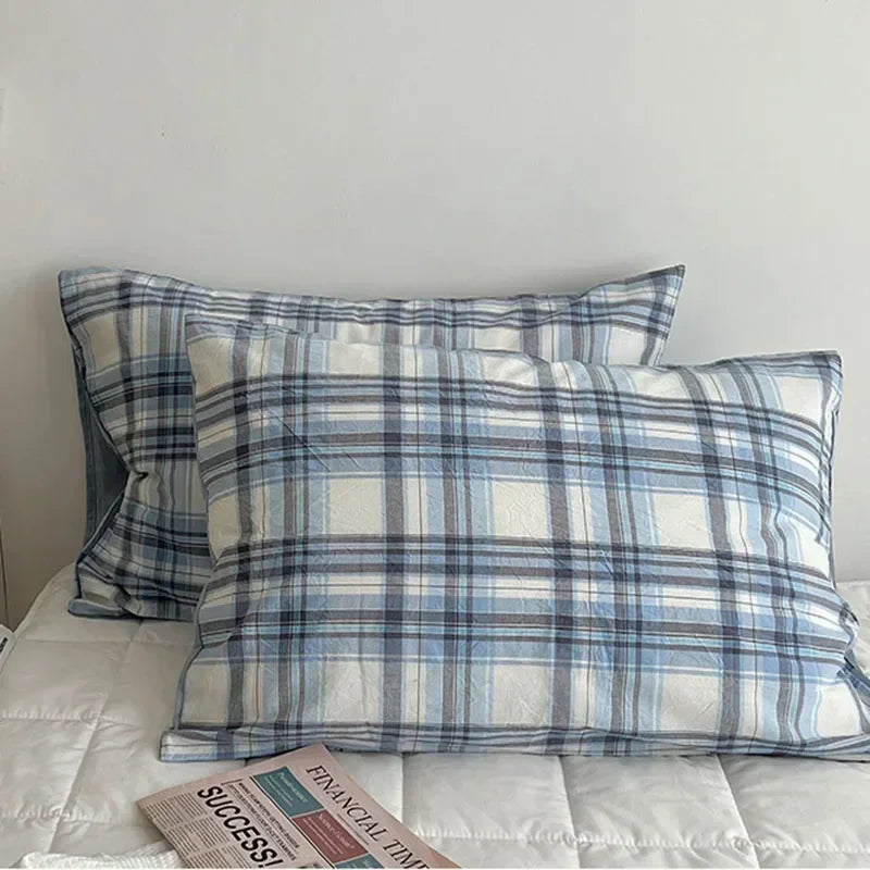 ™ Japanese Style Cotton Printed 4Pcs Bedding Set with Double-Sided Design