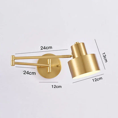 DecorBites™ Adjustable E27 LED Wall Lamp Sconces Indoor Lighting Home Decor Bedroom Fixture