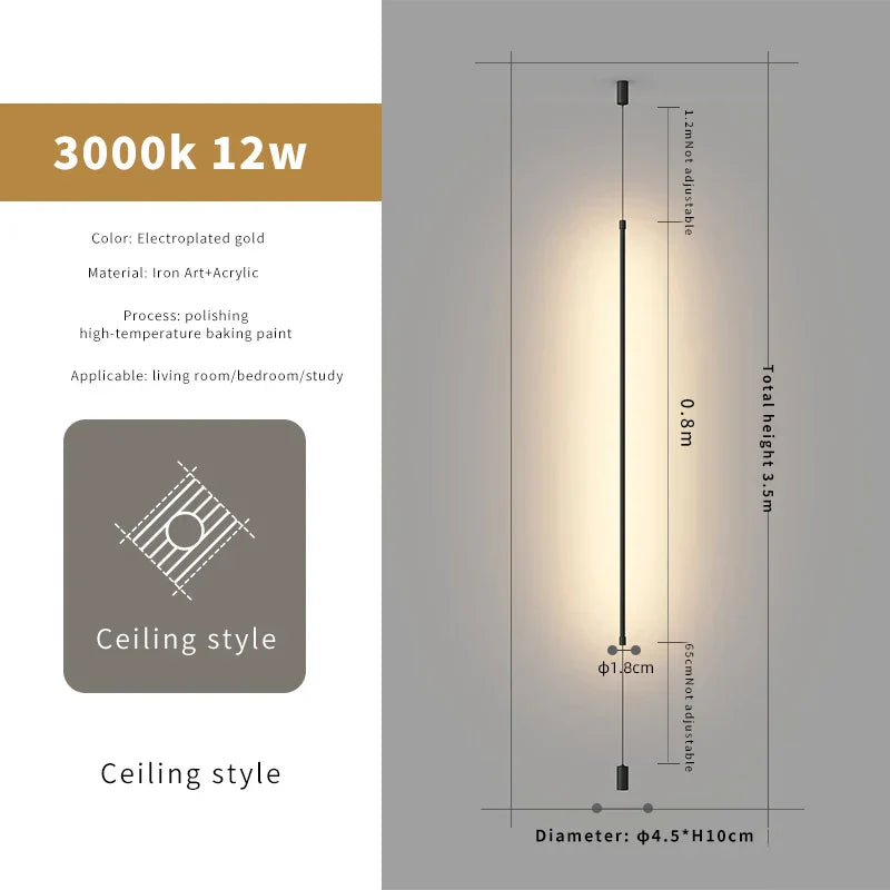 DecorBites™ Bedroom Pendant Light Strip for Creative Home Decor