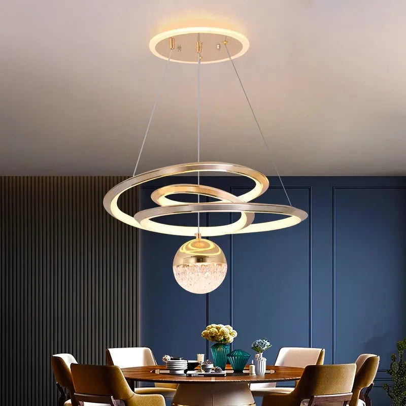 DecorBites™ LED Pendant Lights | Modern Chandeliers for Living & Dining Room Decor