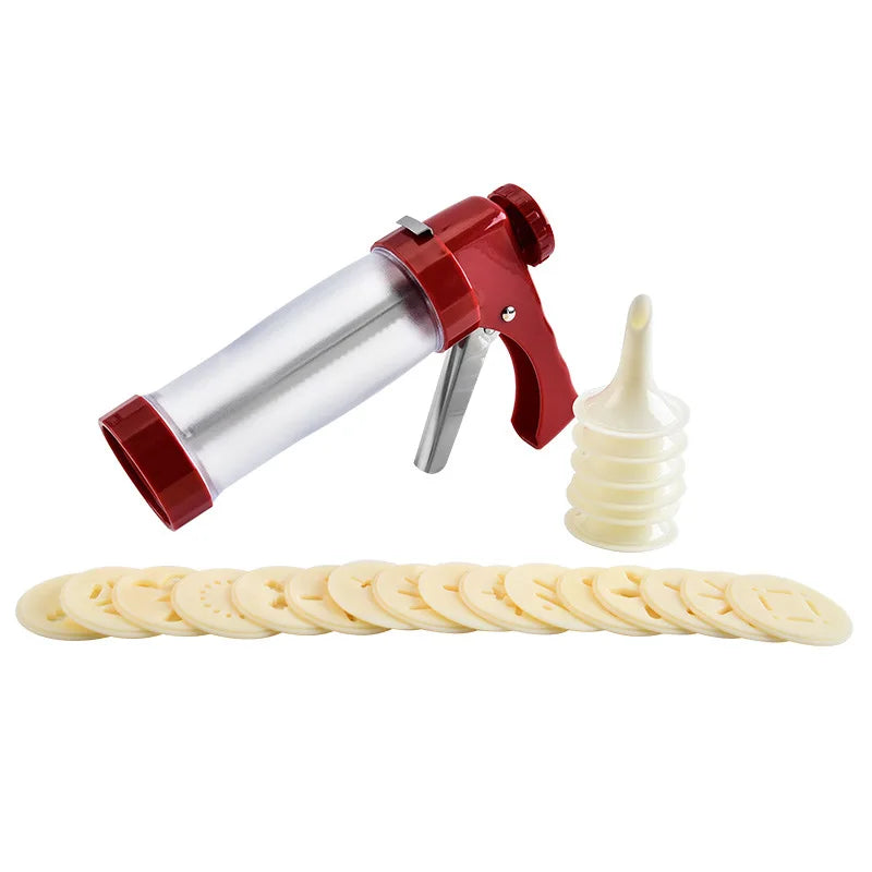 DecorBites™ Cookie Cream Cake Press Decorating Kit Butter Syringe Pastry Baking Tools
