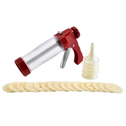DecorBites™ Cookie Cream Cake Press Decorating Kit Butter Syringe Pastry Baking Tools