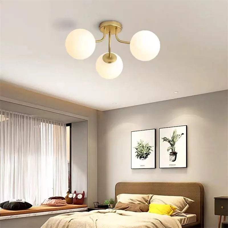 DecorBites™ Bubble Glass LED Ceiling Light for Living Room Bedroom Kitchen Dining