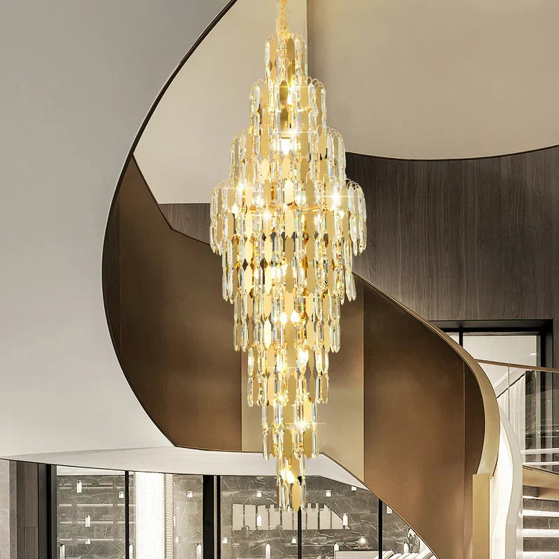 DecorBites™ Crystal Chandelier for Modern European Style Living Rooms