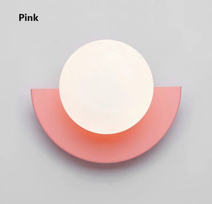 DecorBites™ Kids' Macaron LED Wall Lamp for Living Room & Children's Room