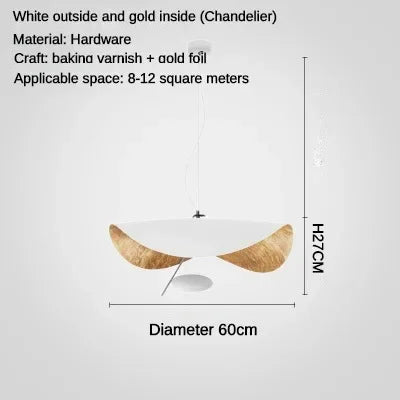 ™ LED Flying Saucer Chandelier - Modern Ceiling Light for Living Room & Bar