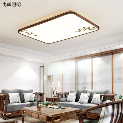 DecorBites™ Chinese Style LED Ceiling Lamp, Ultra-Thin Round Design for Living Room and Bedroom