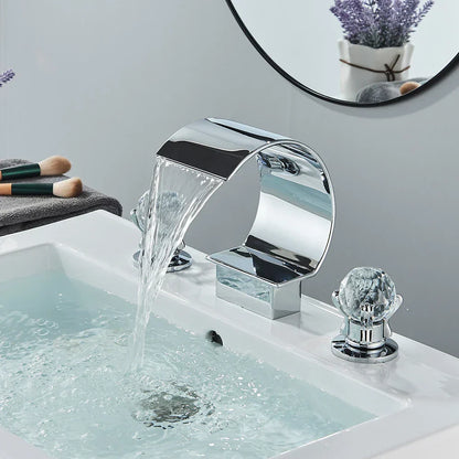 DecorBites™ Brass Bathroom Faucet Set - Kitchen Mixer Tap and Shower Combo