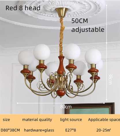 DecorBites™ Cream Style LED Chandelier for Bedroom, Living Room, Dining Room