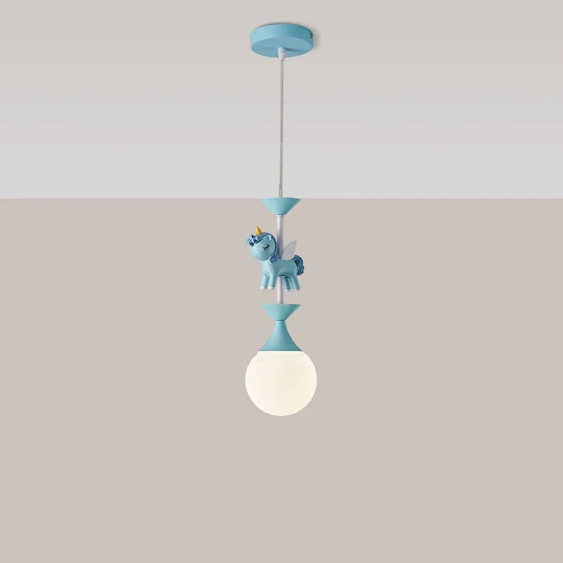 DecorBites™ Children's Carousel LED Chandeliers: Nordic Princess Decor Pendant Lights for Living Room