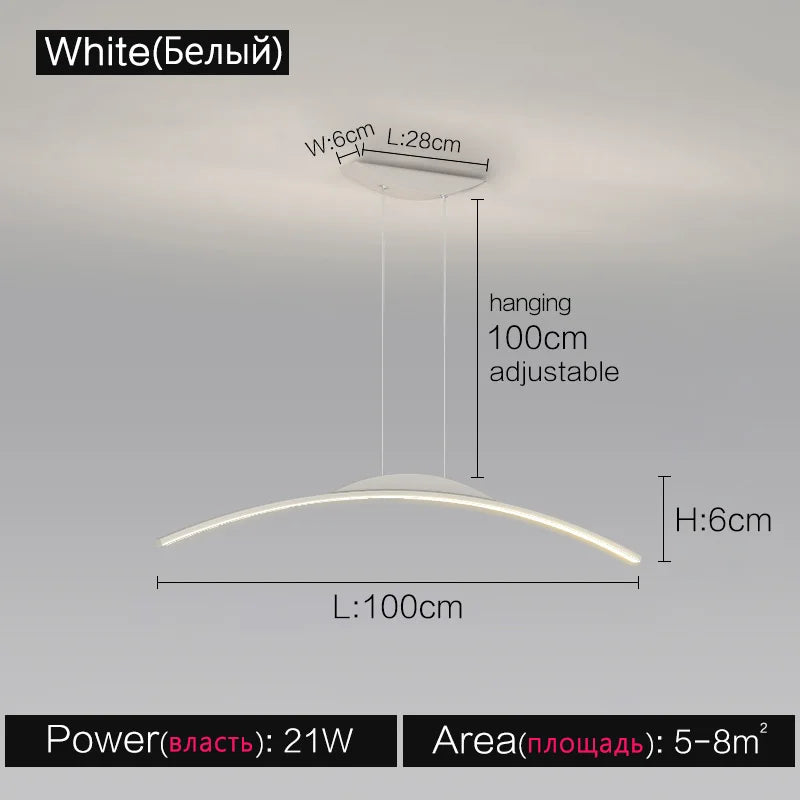 DecorBites™ Black Line Chandelier: Elegant Salon Design, Luxury Lighting for Home and Restaurant