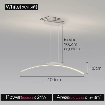 DecorBites™ Black Line Chandelier: Elegant Salon Design, Luxury Lighting for Home and Restaurant