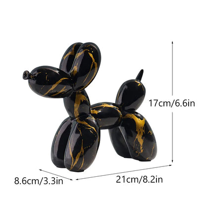 DecorBites™ Balloon Dog Sculpture: Pop Art Decorative Figure for Home - Animal Statue