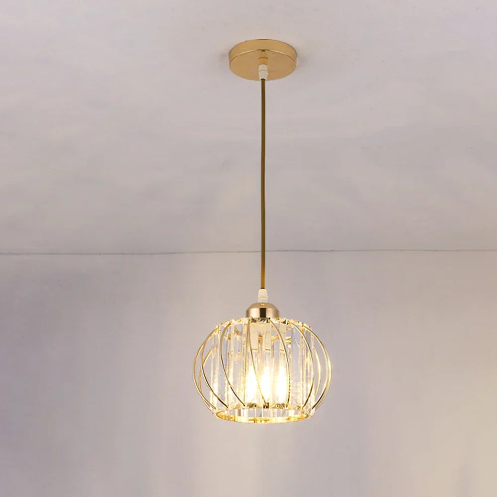 DecorBites™ Crystal Ceiling Lamp: Modern Nordic Aisle Corridor Light for Elegant Home Decor
