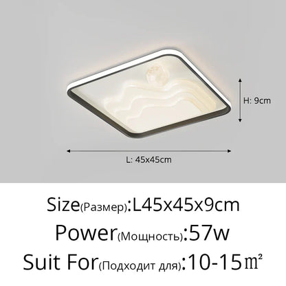 ™ LED Chandelier: Modern Lighting Fixture for Home Decor, White Lustre Lights