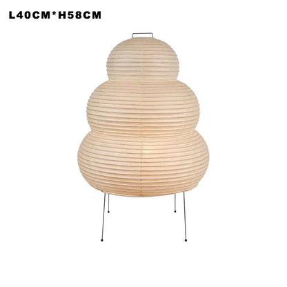 DecorBites™ Japanese Style Paper Floor Lamp for Home Décor and Lighting