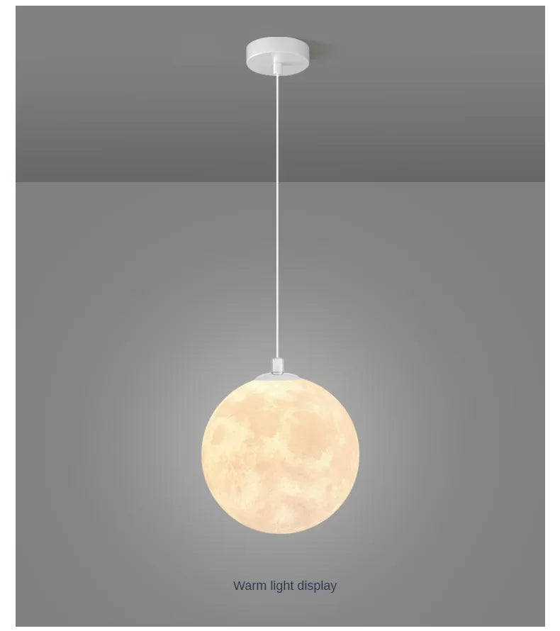 DecorBites™ LED Moon Planet Ceiling Chandelier for Home Decor