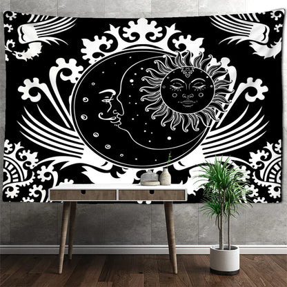 DecorBites™ Celestial Mandala Hippie Tapestry Wall Hanging Dorm Decor