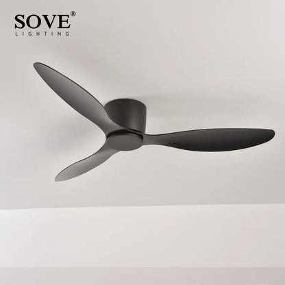 DecorBites™ 6-Speed DC Motor Ceiling Fan Remote Control 17CM Low Floor Loft Decorative Fan