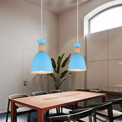 DecorBites™ Blue Nordic Pendant Lights E27 Modern Hanging Lamps for Living Dining Kitchen