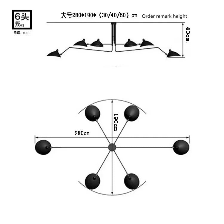 DecorBites™ Adjustable Arm Floor Lamp: Japanese Ceiling Light for Industrial Loft Decor