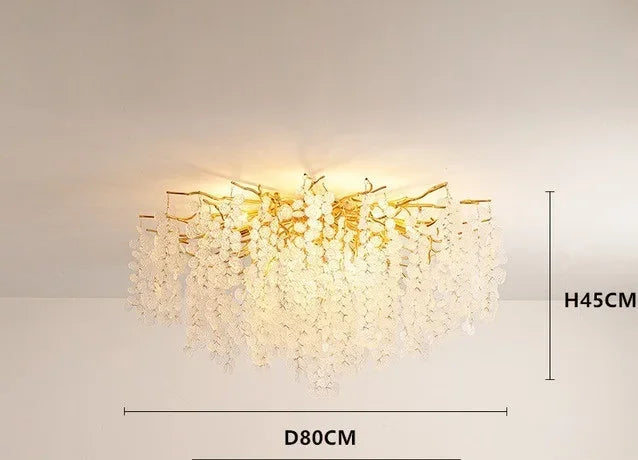 DecorBites™ Crystal Money Tree Chandelier - Modern LED Suspension Light for Luxury Living Areas