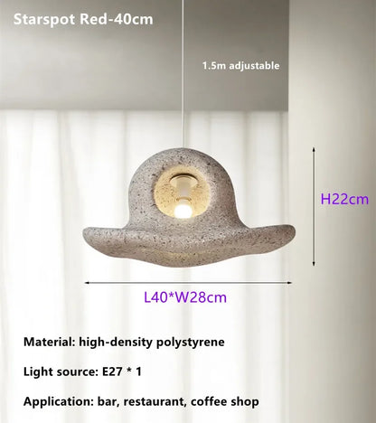 DecorBites™ Island LED Chandelier for Coffee Shop, Bar, Bedroom - Wabi Sabi Personality Indoor Decor