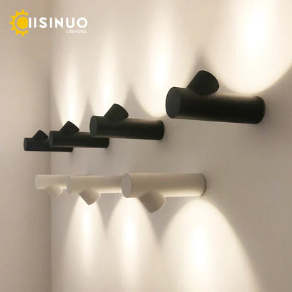DecorBites™ LED Wall Sconce: Aluminum Creative Indoor Outdoor Lamp for Living Room Bathroom