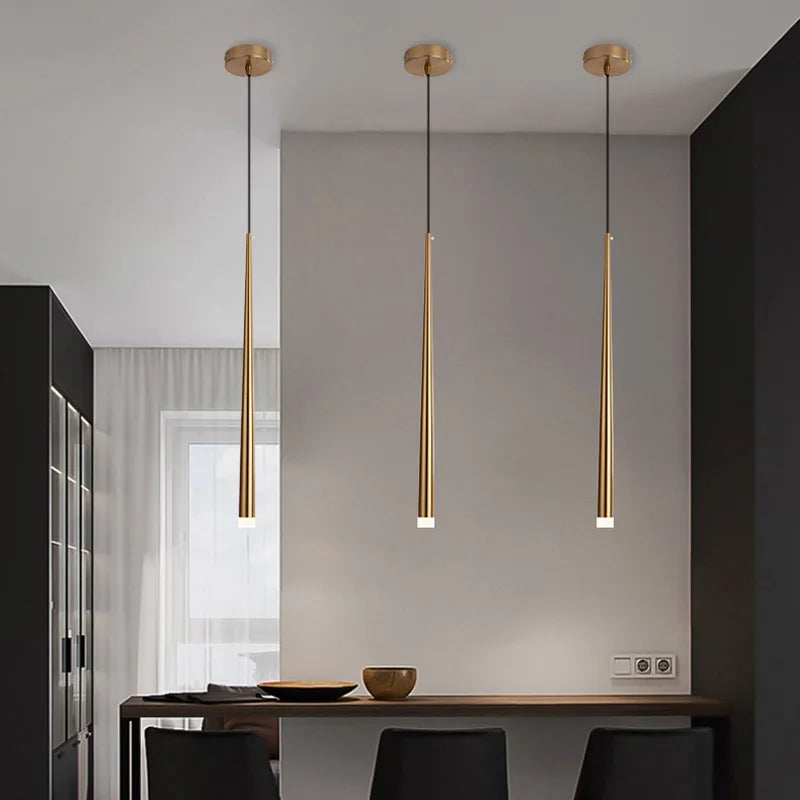DecorBites™ Cone Tube Pendant Lights for Kitchen Dining Room Ceiling Lighting Fixtures