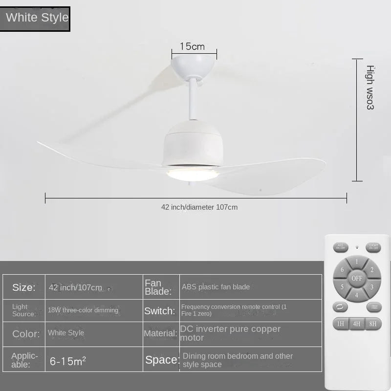 DecorBites™ Kids Double Leaf Ceiling Fan Light - Silent Operation with Adjustable Speed
