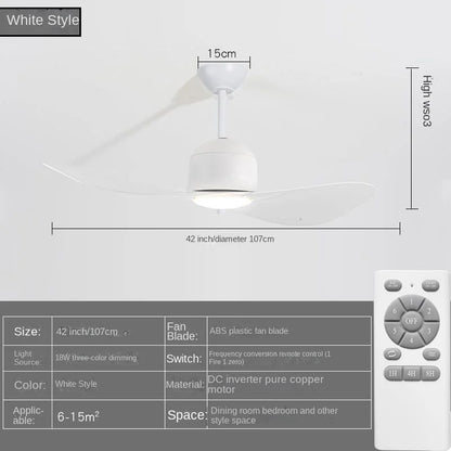 DecorBites™ Kids Double Leaf Ceiling Fan Light - Silent Operation with Adjustable Speed