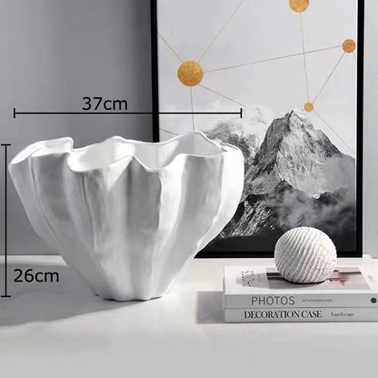 DecorBites™ Black Resin Bud Vase Modern Room Decor Flowers Arrangement Desk Vase