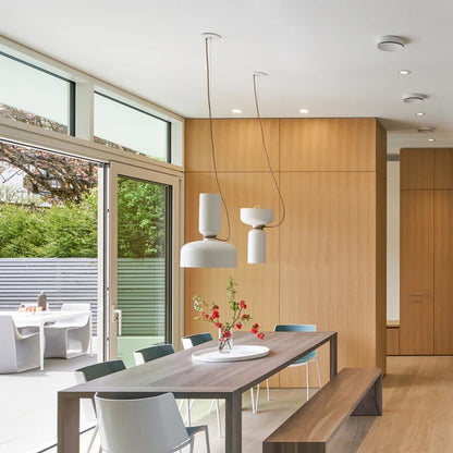 DecorBites™ LED Pendant Light: Minimalist Iron Fixture for Bedroom, Living Room, Restaurants & Bars