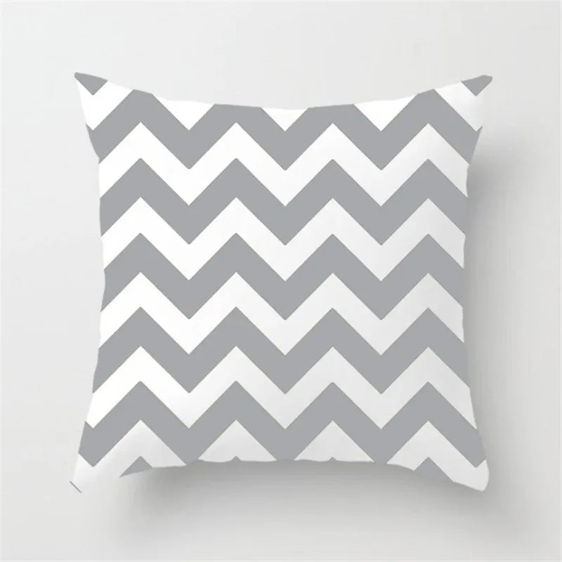 DecorBites™ Geometric Stripe Pillowcase for Modern Home Decor