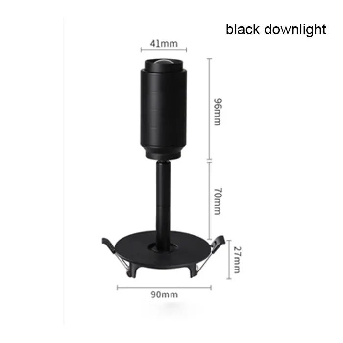 Modern black & white adjustable beam led ceiling lamp living room