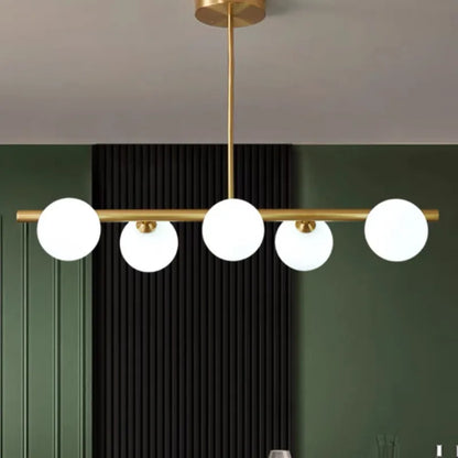 ™ Gold Glass Ball LED Pendant Light for Kitchen Dining Room Lighting