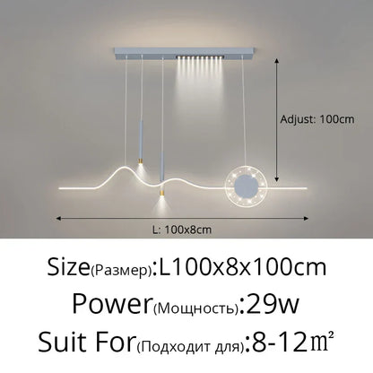 DecorBites™ LED Pendant Lights Modern Hanging Lamp Dining Kitchen Island Decor