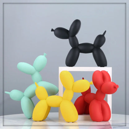 DecorBites™ Balloon Dog Sculpture: Modern Resin Home Decor Nordic Animal Figurine