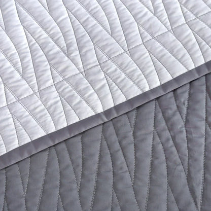 DecorBites™ Egyptian Cotton Quilt Set: Luxury European Style Bedding Set