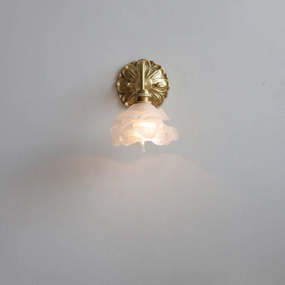 DecorBites™ Frosted Glass LED Wall Light Switch Socket Copper Lampara Pared