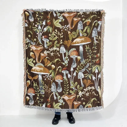 DecorBites™ Bohemian Classic Design Thread Blanket and Throw