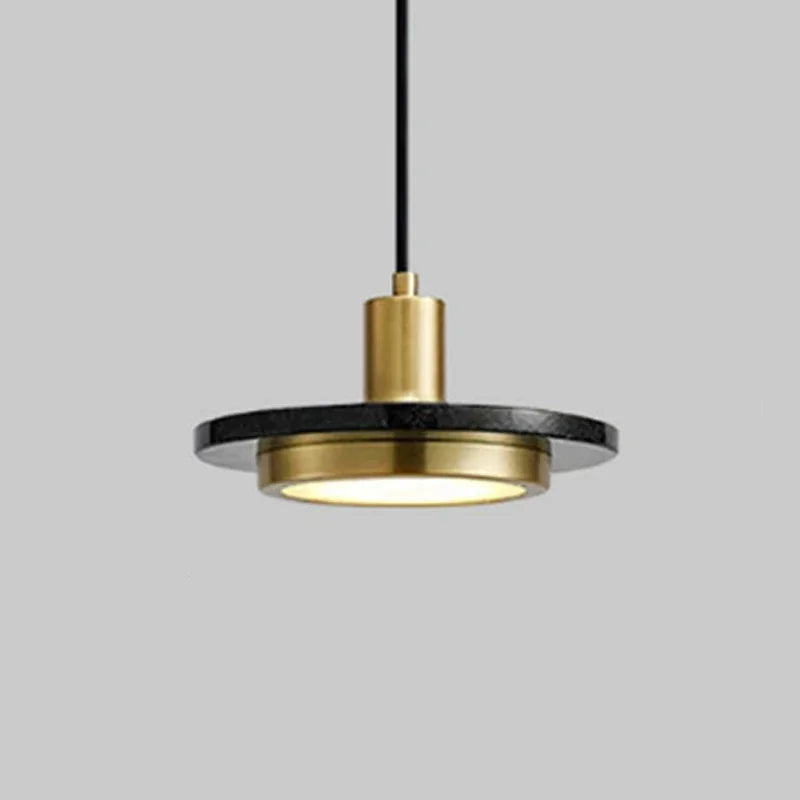™ Gold Copper Saucer Marble Chandelier Luxury Home Decor Bedside Cafe Table