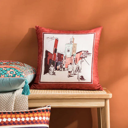 DecorBites™ Abstract Geometric Cushion Cover 45x45cm for Sofa & Bedroom Decoration