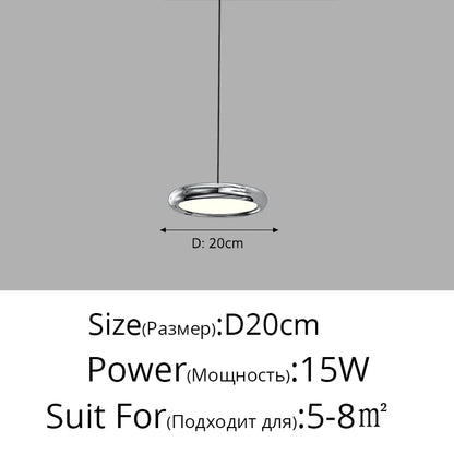 DecorBites™ LED Iron Pendant Chandelier for Home Decor and Lighting