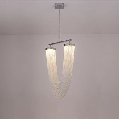 DecorBites™ LED Aluminum Ceiling Chandelier Lighting Hanging Lamps for Foyer