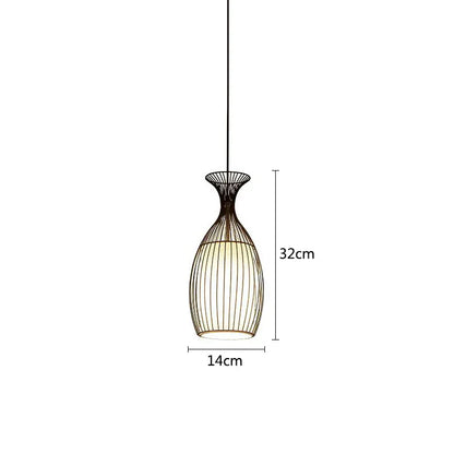 DecorBites™ Iron Cage Pendant Lights for Dining Living Room Bar Cafe Restaurant Industrial Style