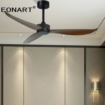 DecorBites™ 52" Plastic Blade Ceiling Fan with Remote Control for Bedroom
