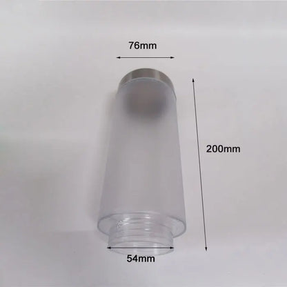 DecorBites™ Black Silver Landscape Bollard Path Light for Garden Decoration
