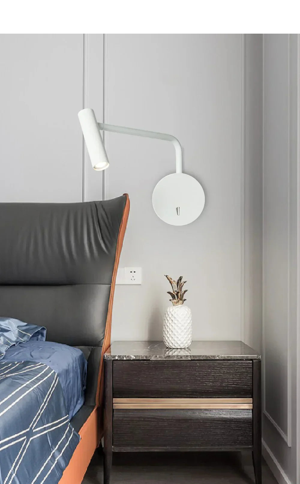 DecorBites™ 6W Modern LED Wall Lamp with Reading Light for Home and Hotel