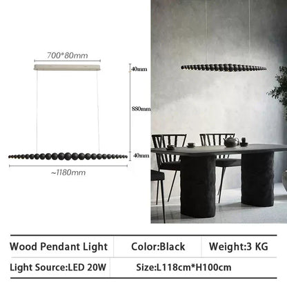DecorBites™ LED Linear Pendant Lights for Kitchen Dining Living Room Office